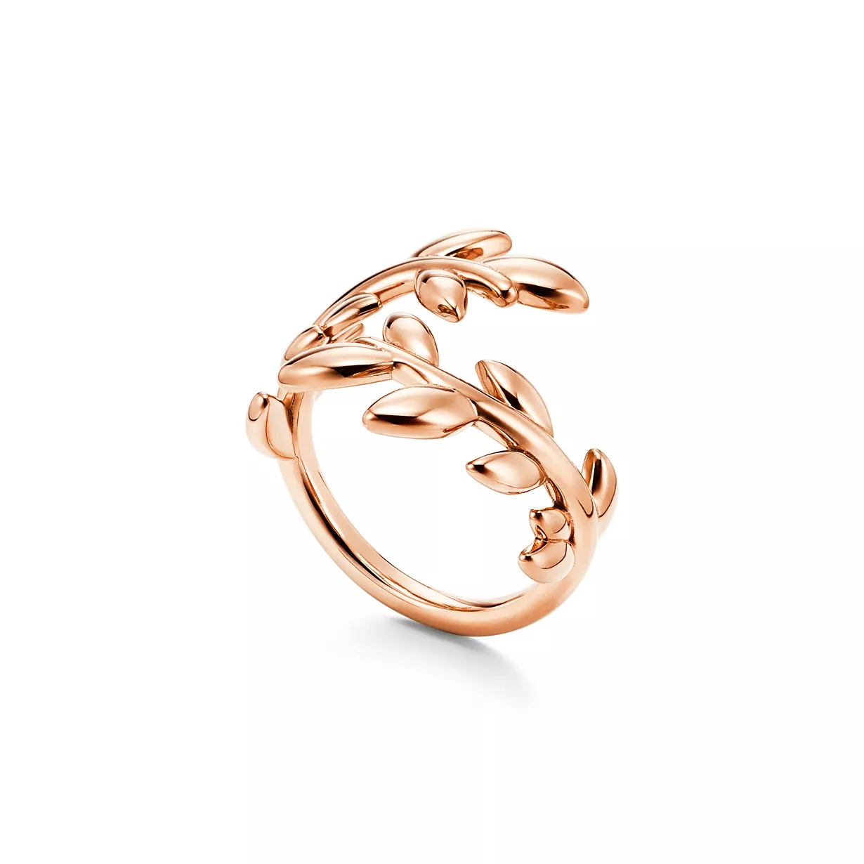 Paloma Picasso®Olive Leaf Bypass Ring in Rose Gold